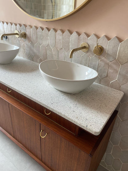 Platta Ecru Art Deco