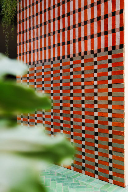 Zellige Metropole Orange Bleu