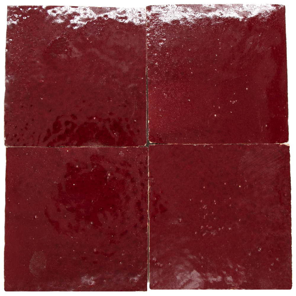 Zellige Bordeaux Rouge
