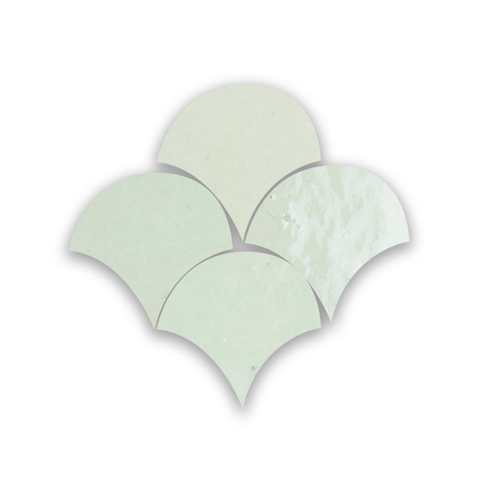 Zellige Vert Clair Poisson Echelles
