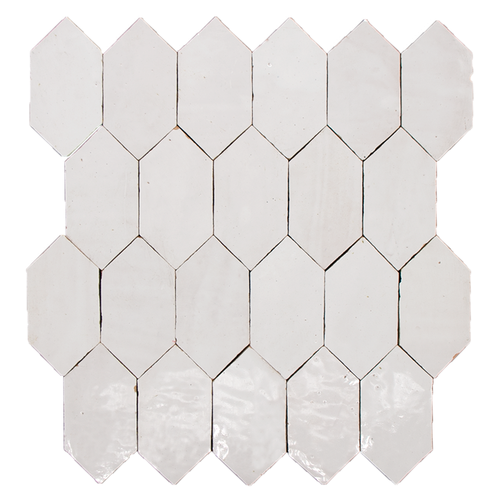 SAM Zellige Neige Blanc Archer