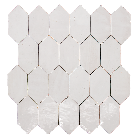 SAM Zellige Neige Blanc Archer