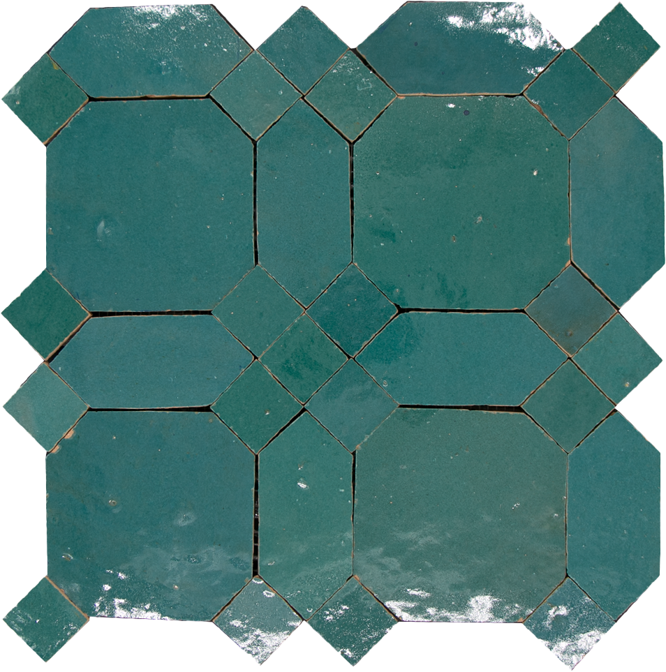 SAM Zellige Atlas Petrol D'Art