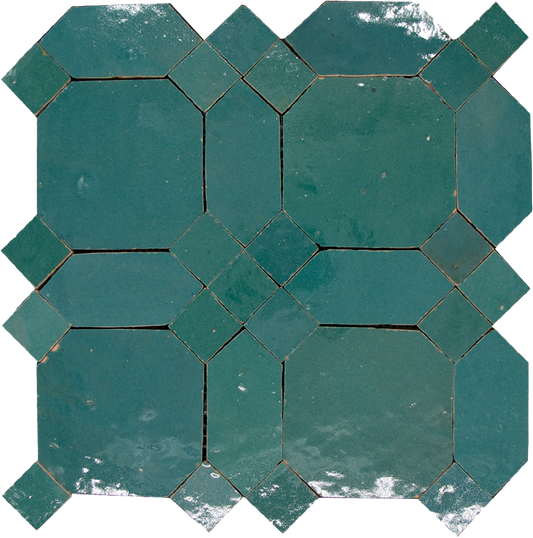 SAM Zellige Atlas Petrol D'Art