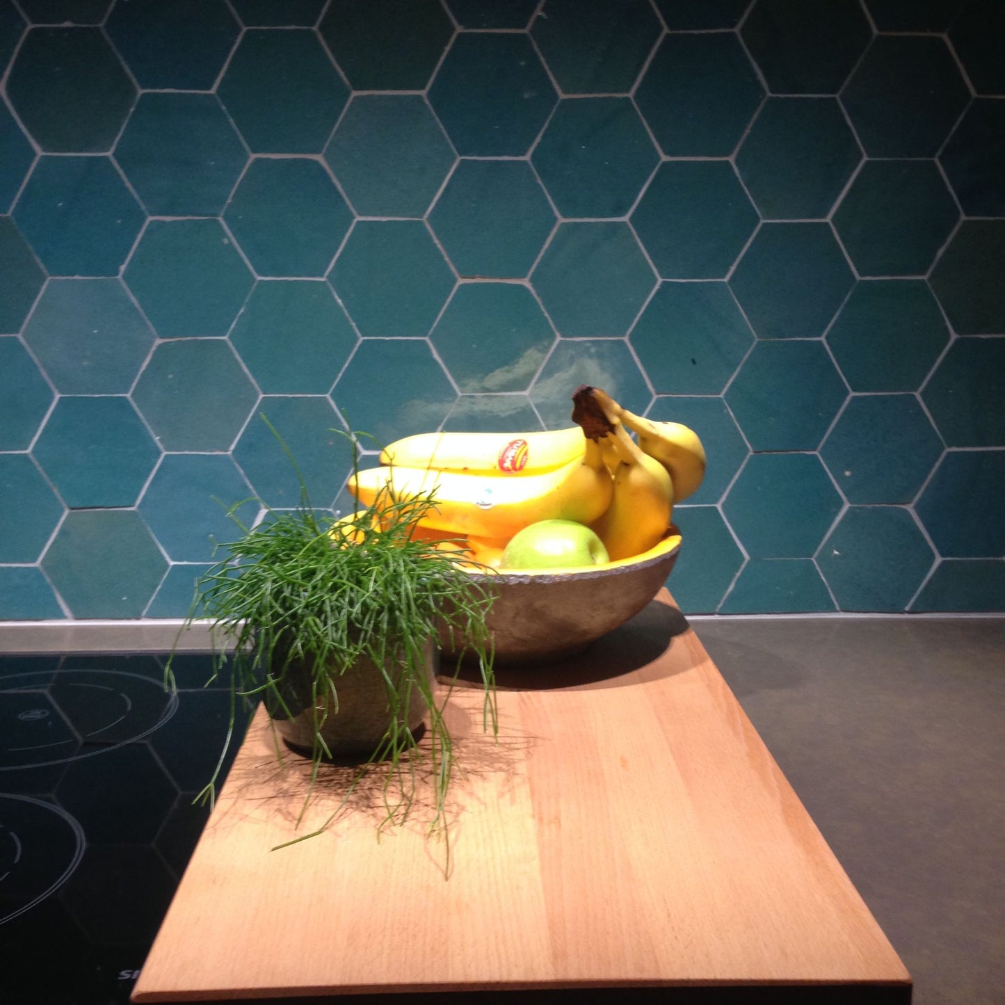 Zellige Atlas Petrol Hexagone