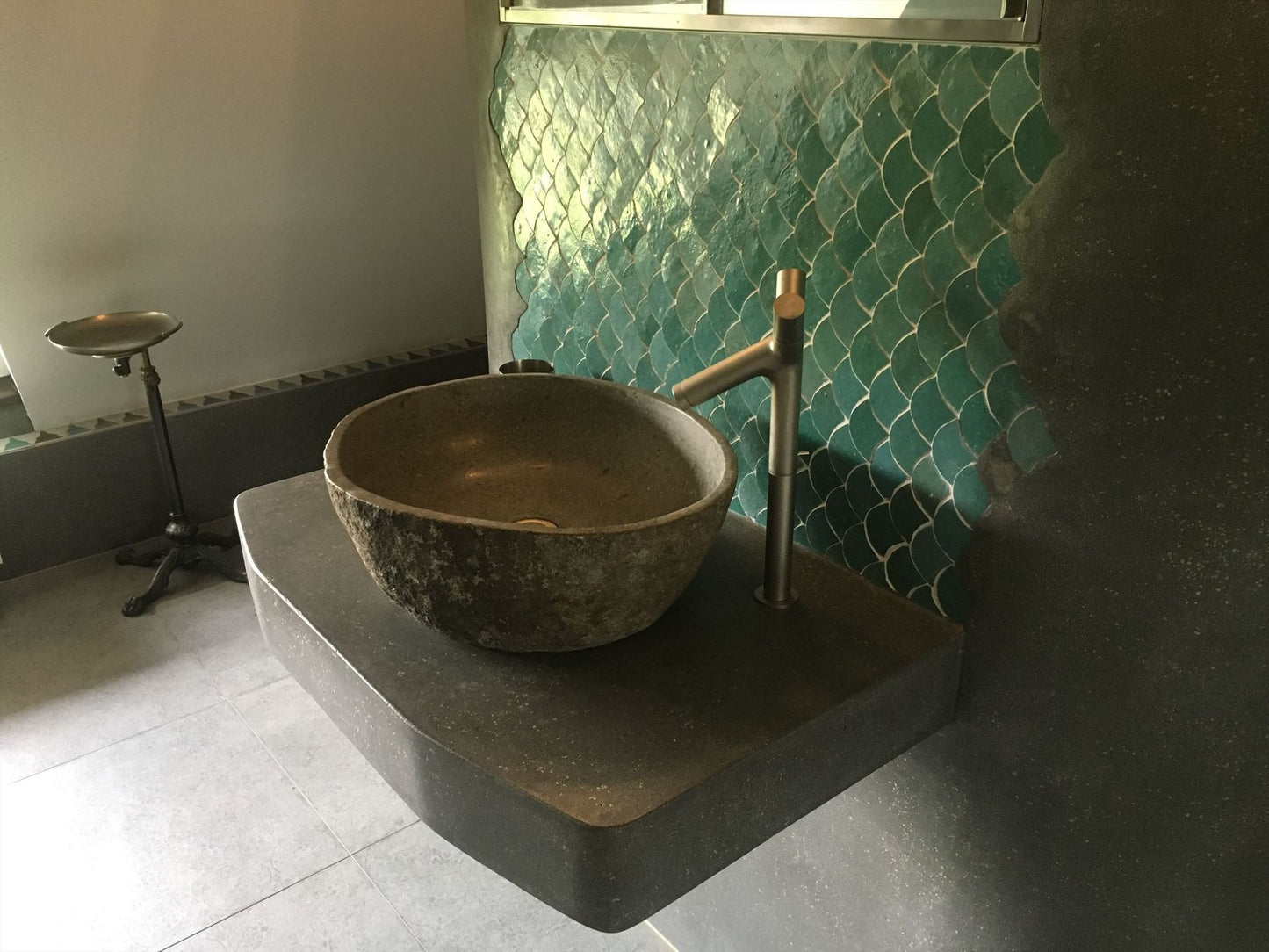 Zellige Atlas Petrol Poisson Echelles