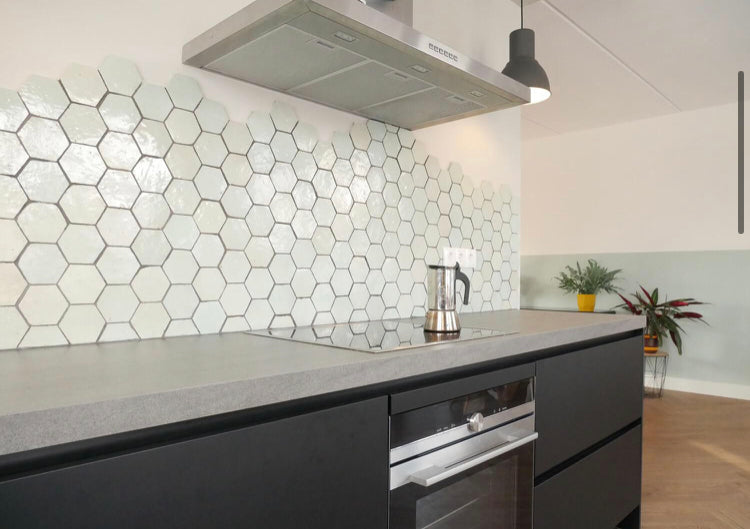 Zellige Blanc Hexagone