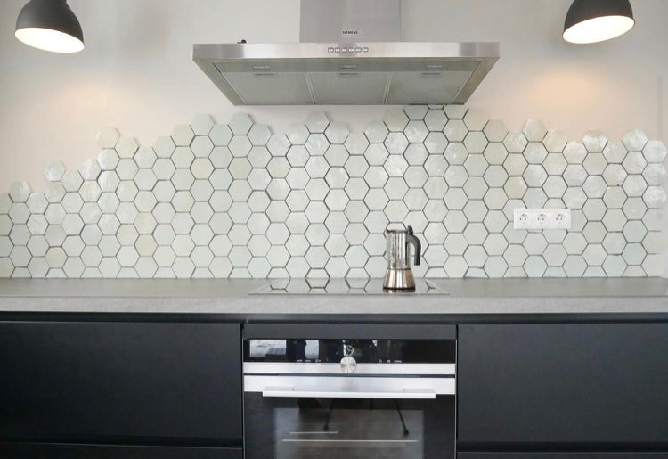 Zellige Blanc Hexagone