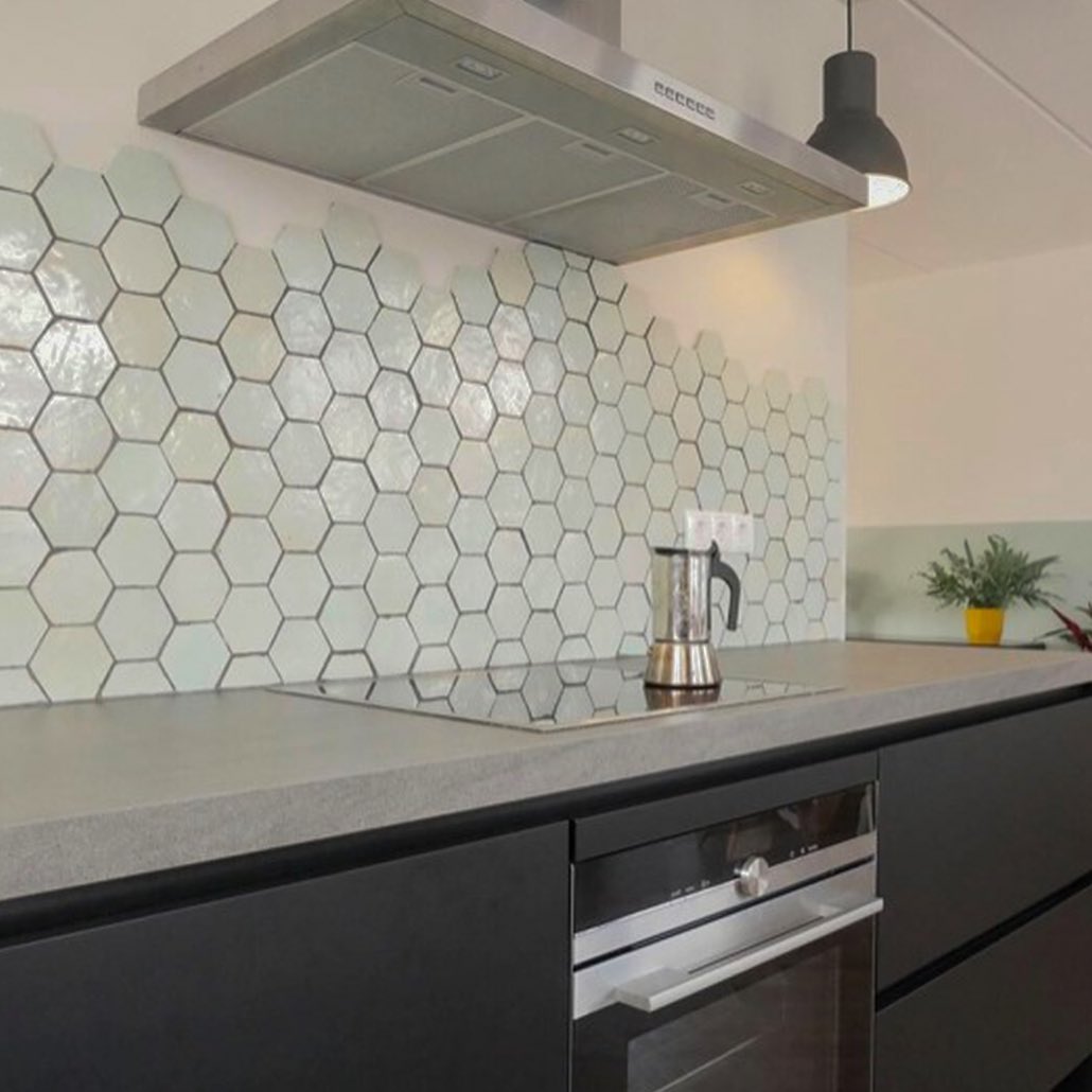 Zellige Blanc Hexagone