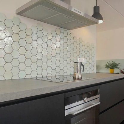 Zellige Blanc Hexagone