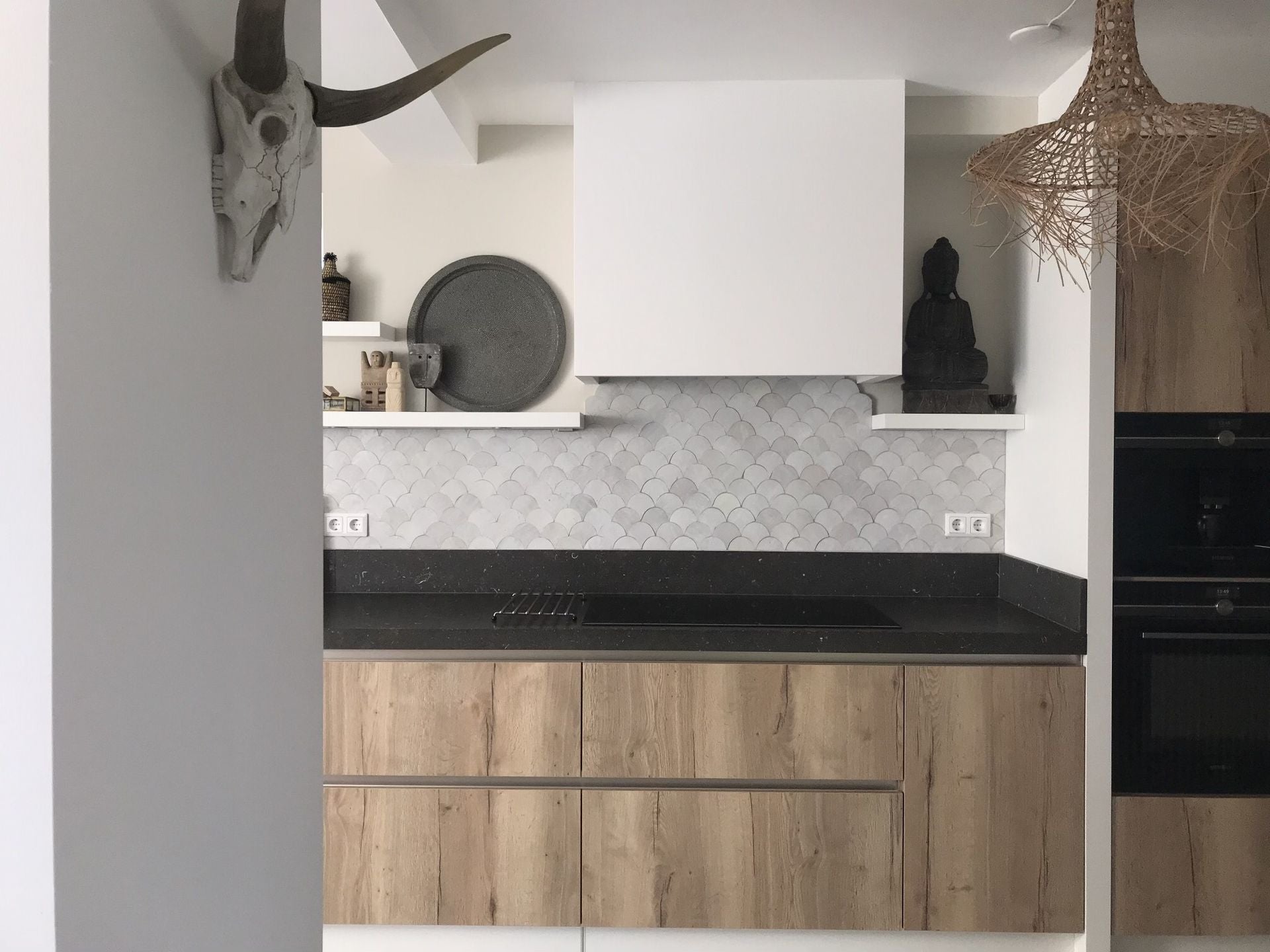 Zellige Blanc Poisson Echelles