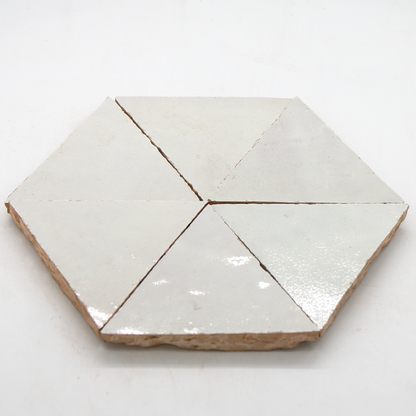 Zellige Blanc Triangle