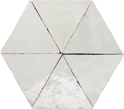 Zellige Blanc Triangle