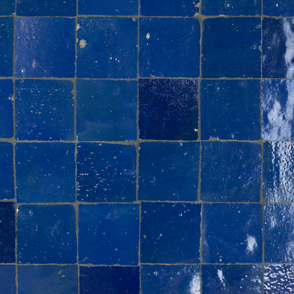 Zellige Bleu Foncee