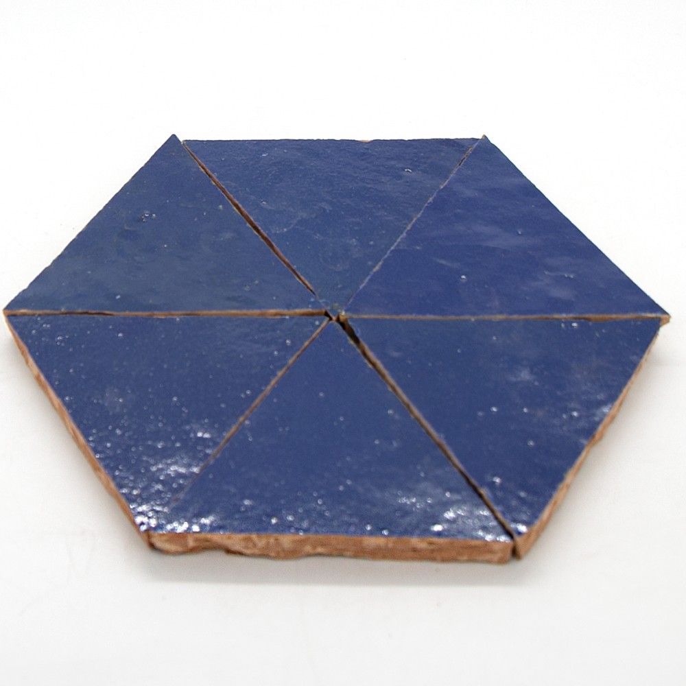 SAM Zellige Bleu Foncee Triangle