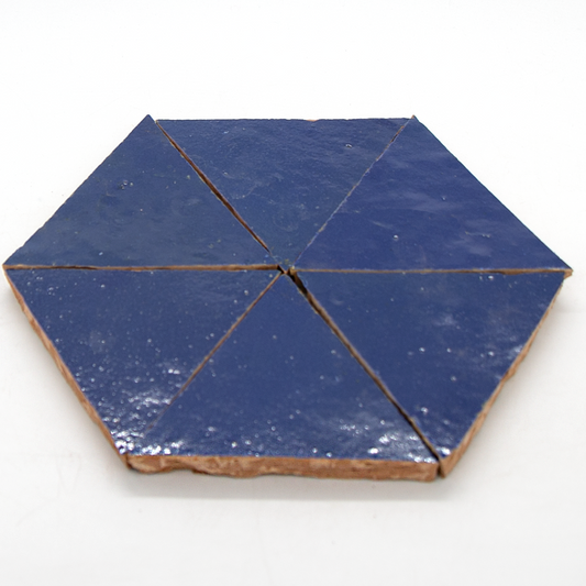 SAM Zellige Bleu Foncee Triangle