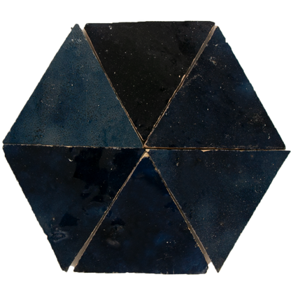 Zellige Bleu Nuit Triangle