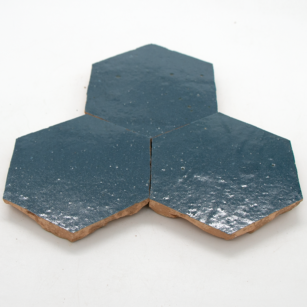 SAM Zellige Bleu Marine Hexagone