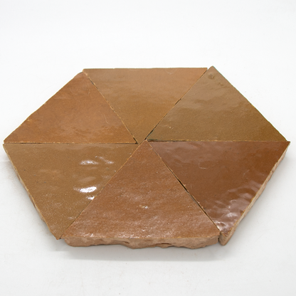 Zellige Caramel Triangle