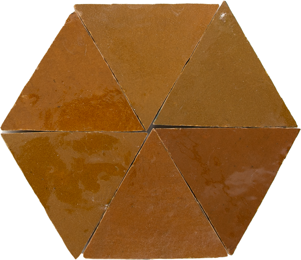 Zellige Caramel Triangle