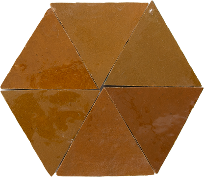 Zellige Caramel Triangle