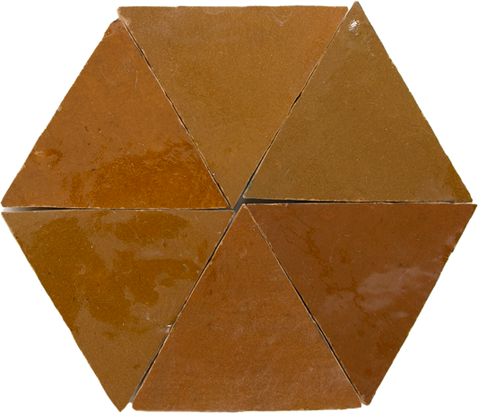 Zellige Caramel Triangle