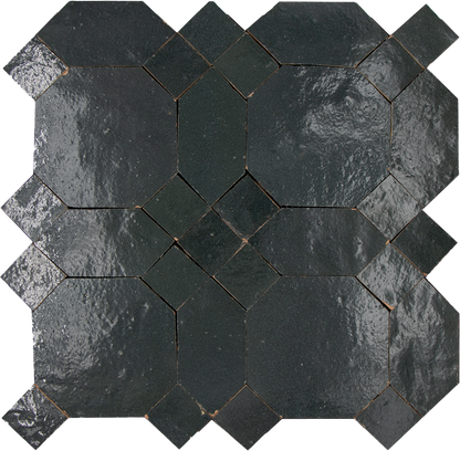 Zellige Charcoal D'Art