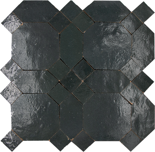 Zellige Charcoal D'Art