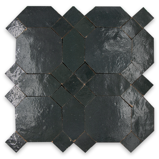 SAM Zellige Charcoal D'Art