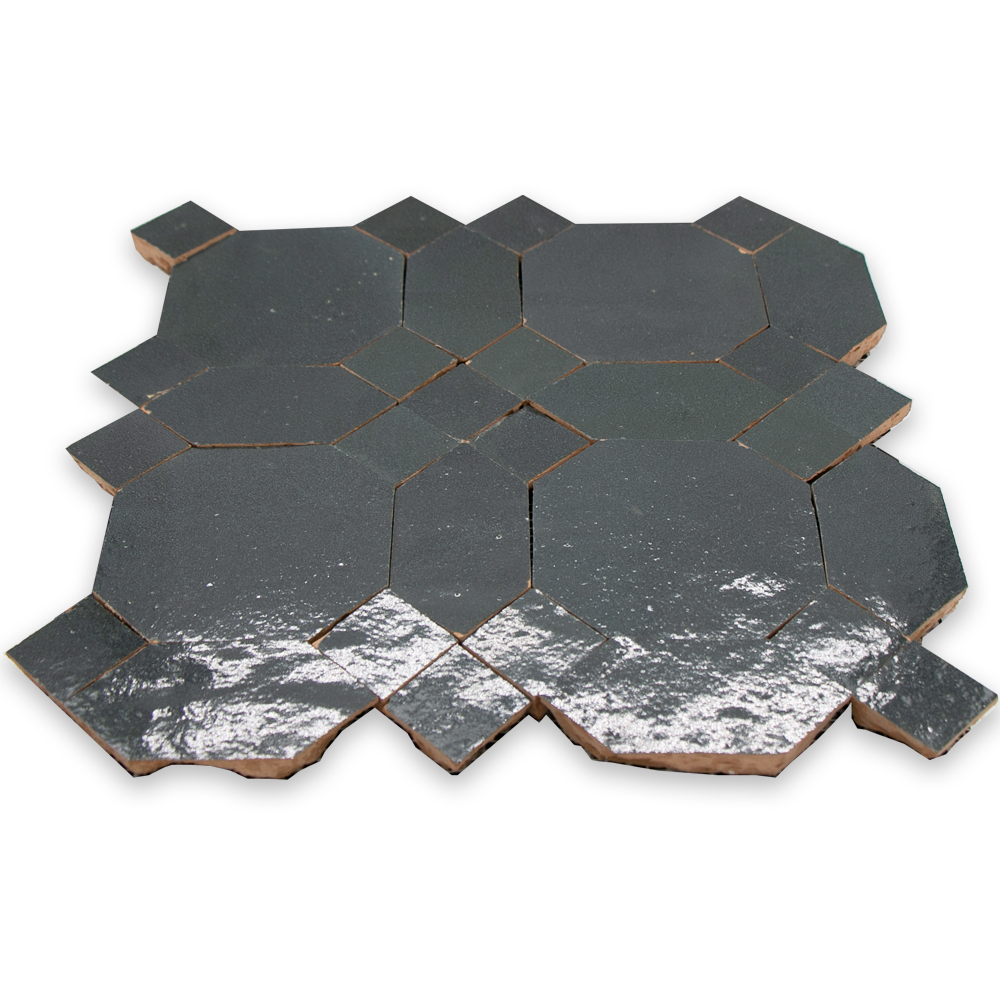 Zellige Charcoal D'Art