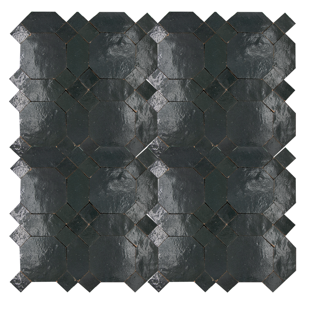 Zellige Charcoal D'Art