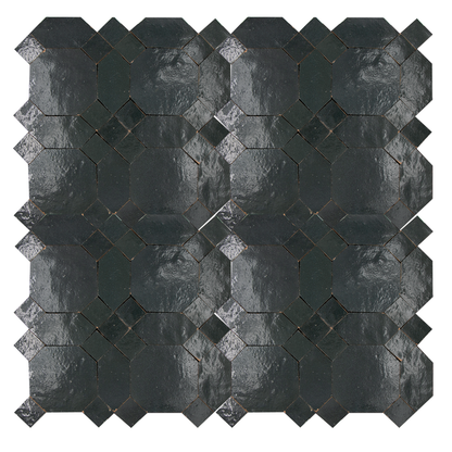 Zellige Charcoal D'Art