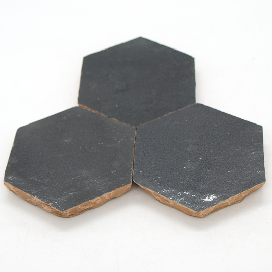 SAM Zellige Charcoal Hexagone
