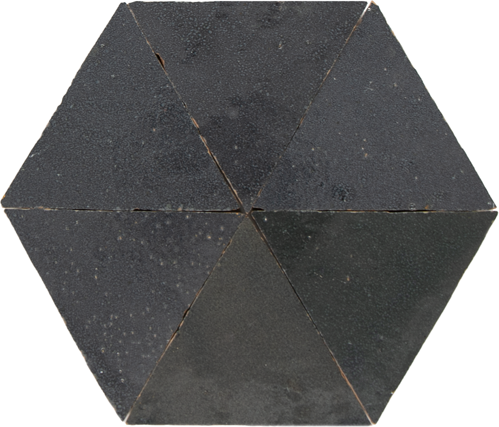 Zellige Charcoal Triangle