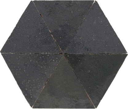 Zellige Charcoal Triangle