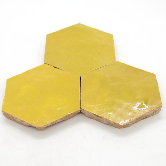 SAM Zellige Citron Hexagone