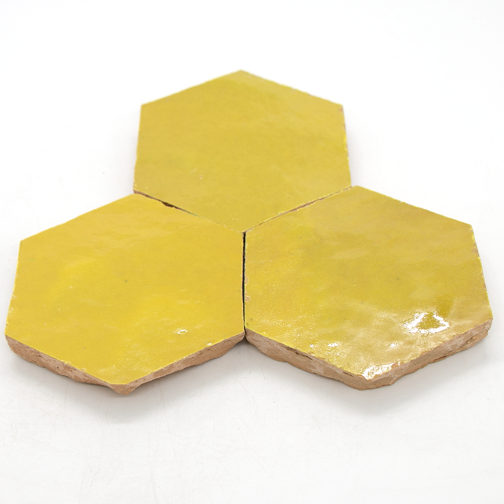 Zellige Citron Hexagone