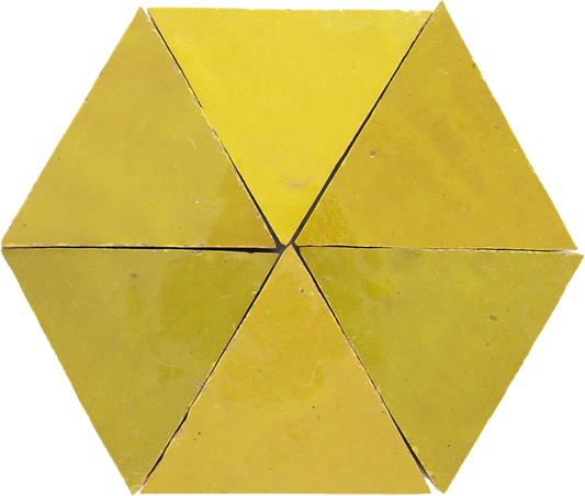 Zellige Citron Triangle