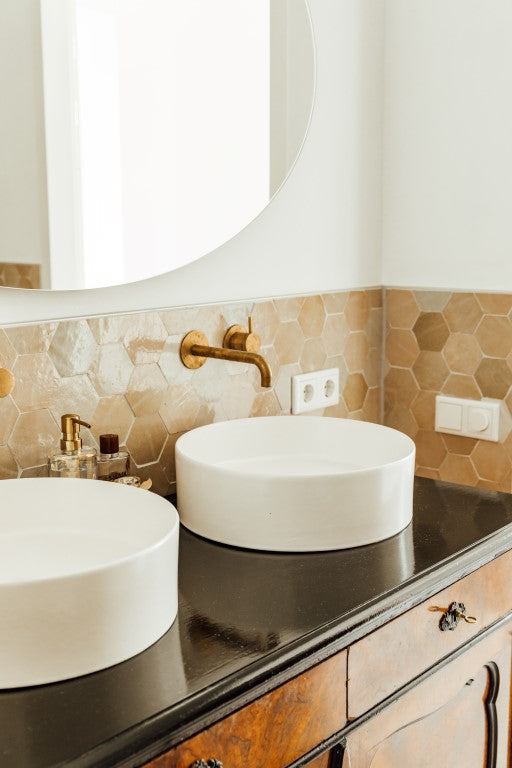 Zellige Ecru Hexagone