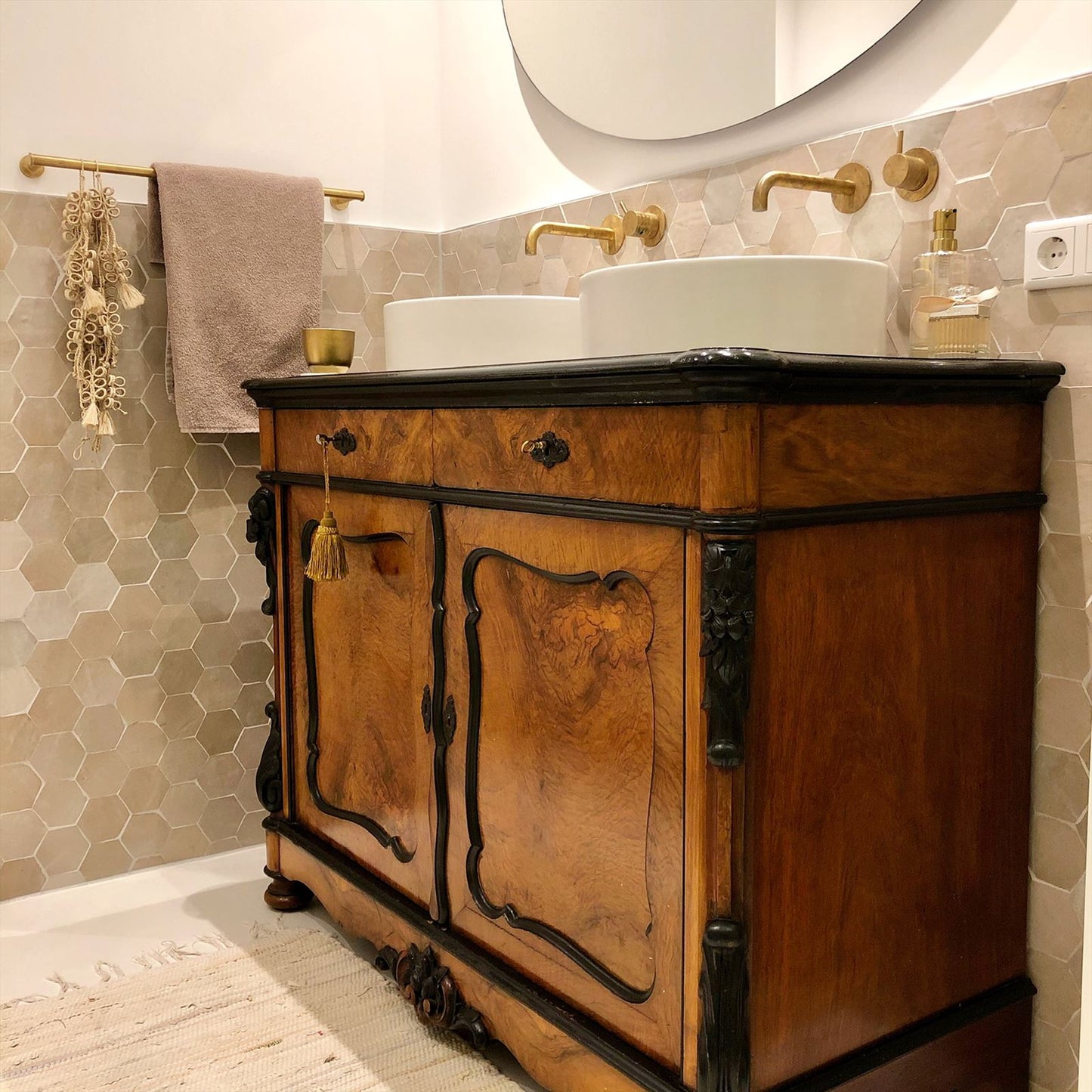 Zellige Ecru Hexagone