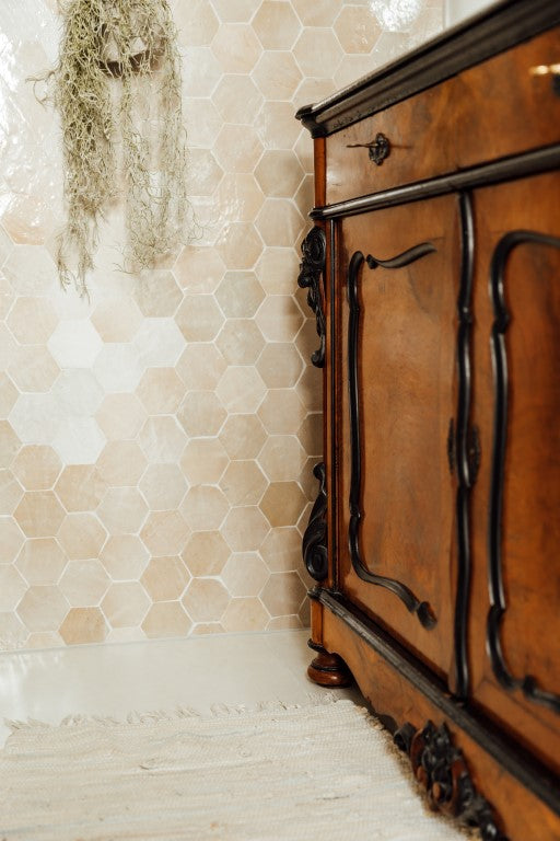 Zellige Ecru Hexagone