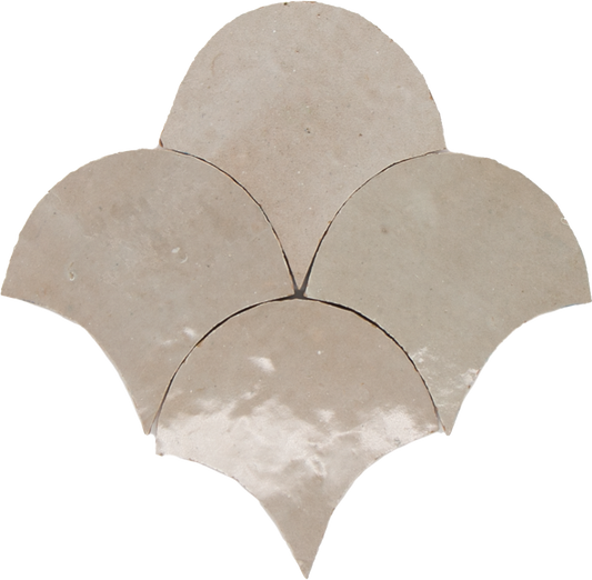 Zellige Ecru Poisson Echelles