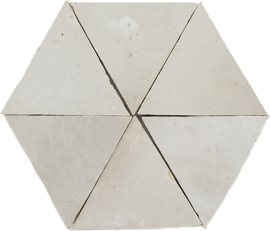 Zellige Ecru Triangle