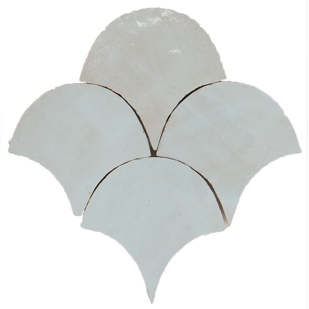 SAM Zellige Glacier Bleu Poisson Echelles