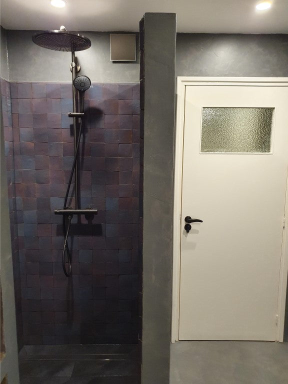 Zellige Gris Aubergine