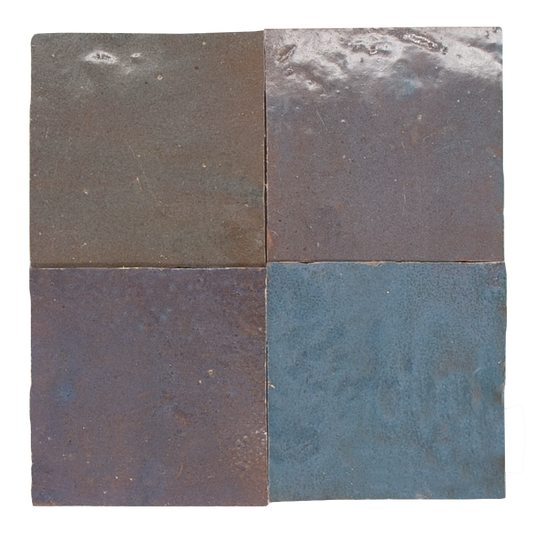 Zellige Gris Aubergine