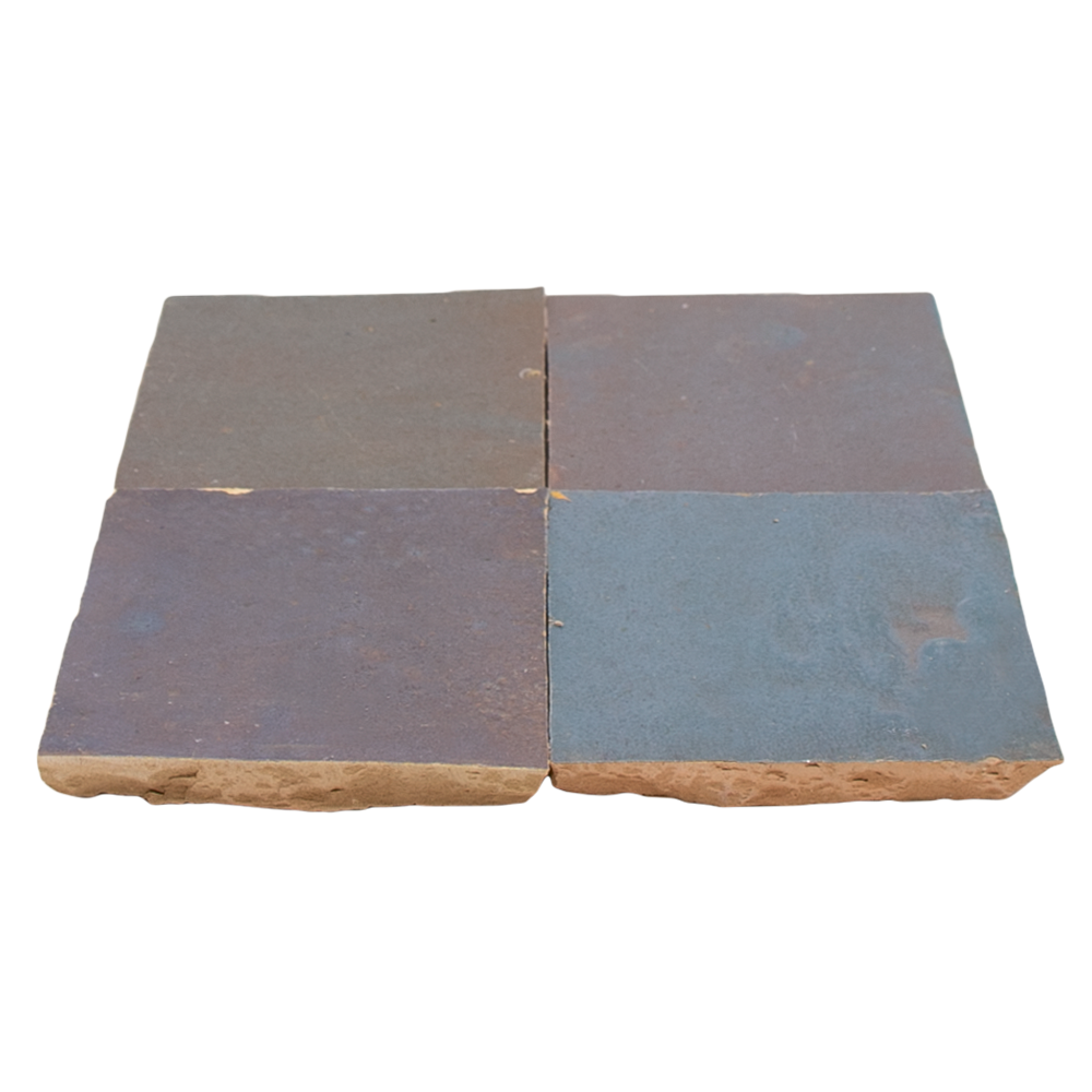 Zellige Gris Aubergine