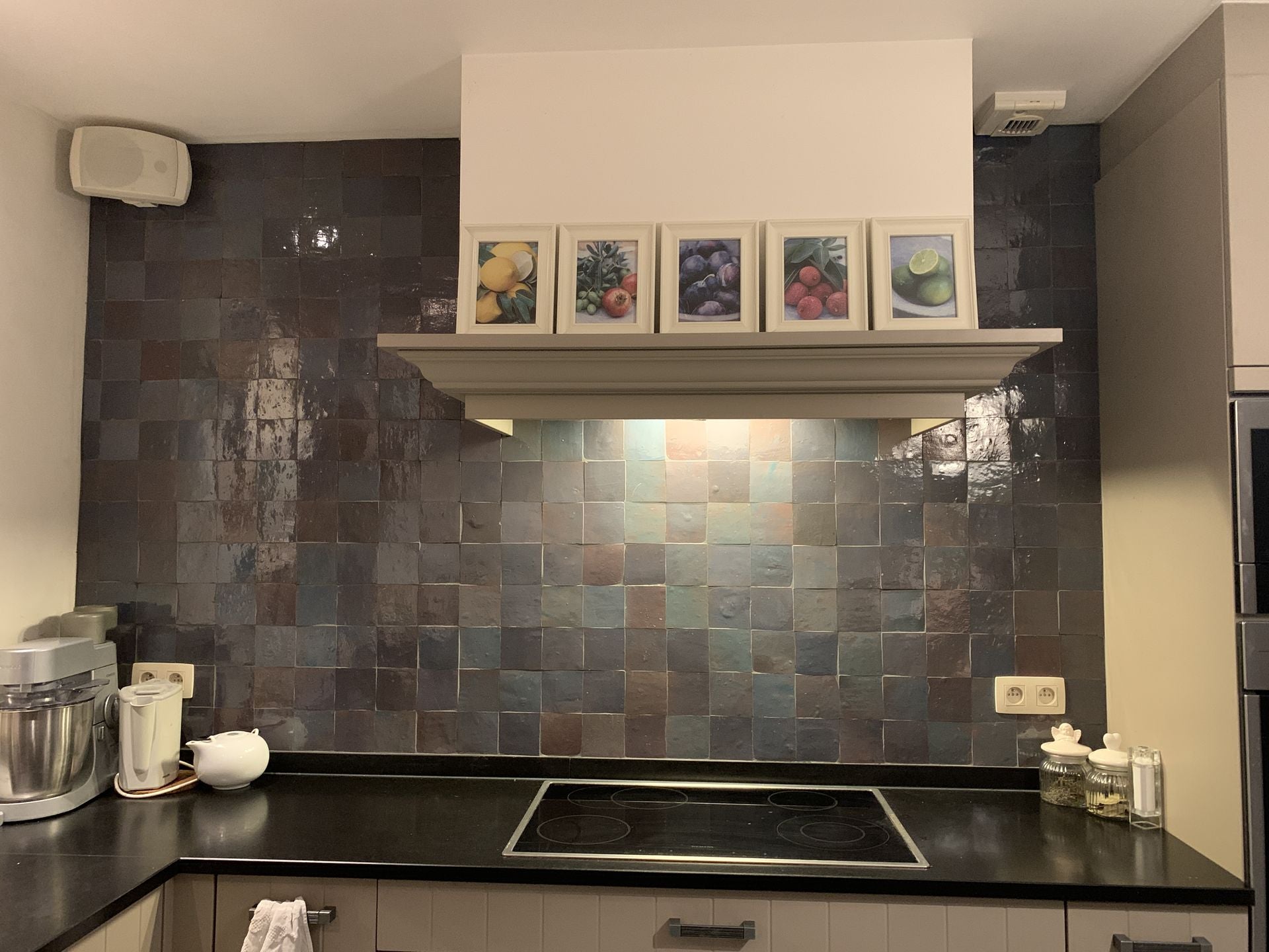 Zellige Gris Aubergine