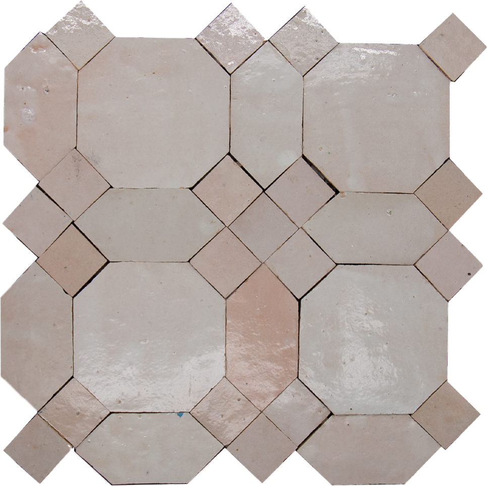 Zellige Gris Rose D'Art