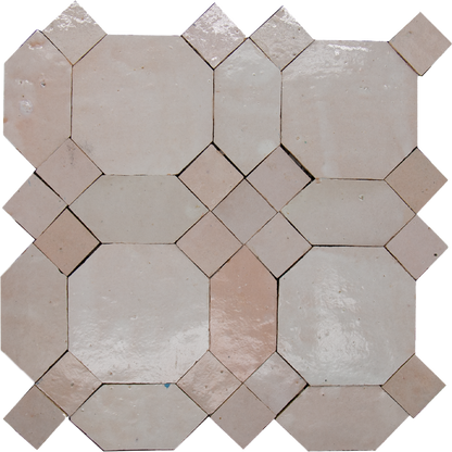 Zellige Gris Rose D'Art